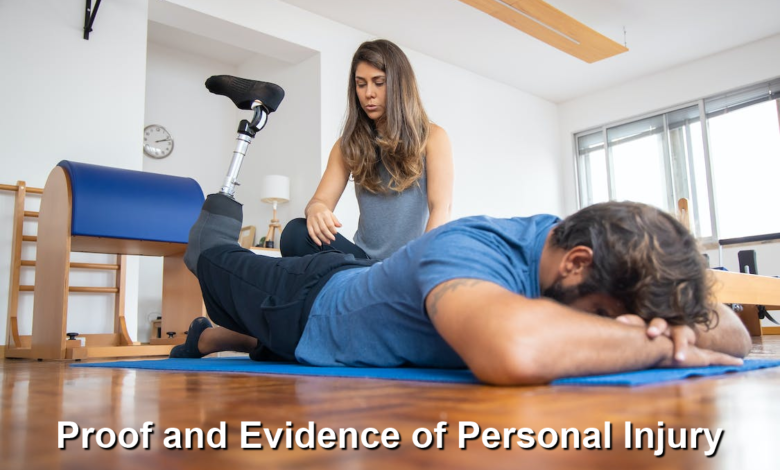 Proof and Evidence of Personal Injury